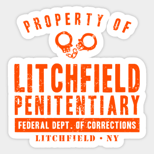 Property of Litchfield Penitentiary Sticker